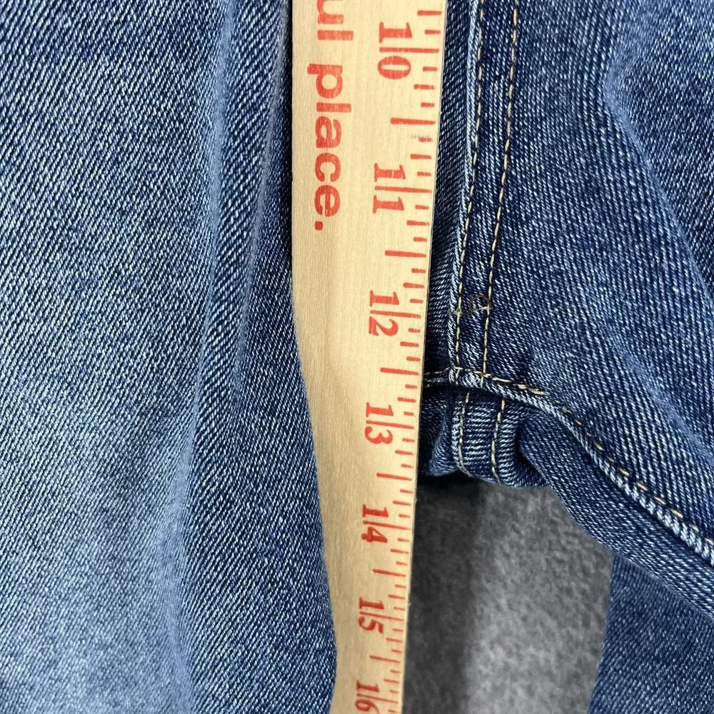 True Religion Jeans Mens 34 X 32 Blue Geno Relaxed Slim‎ Medium Tide Wash